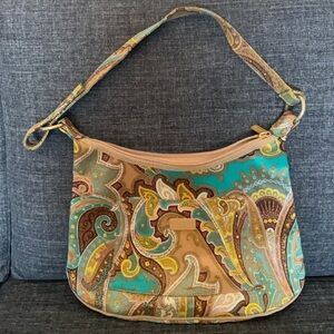 ETRO PURSE multi color paisley bag